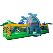 jungle Zoo inflatable amusement park